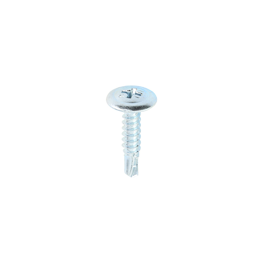 Metal Construction Sheet & Framing Screws - PH - Wafer - Self-Drilling - Zinc - 4.2 x 19 - Box of 1000