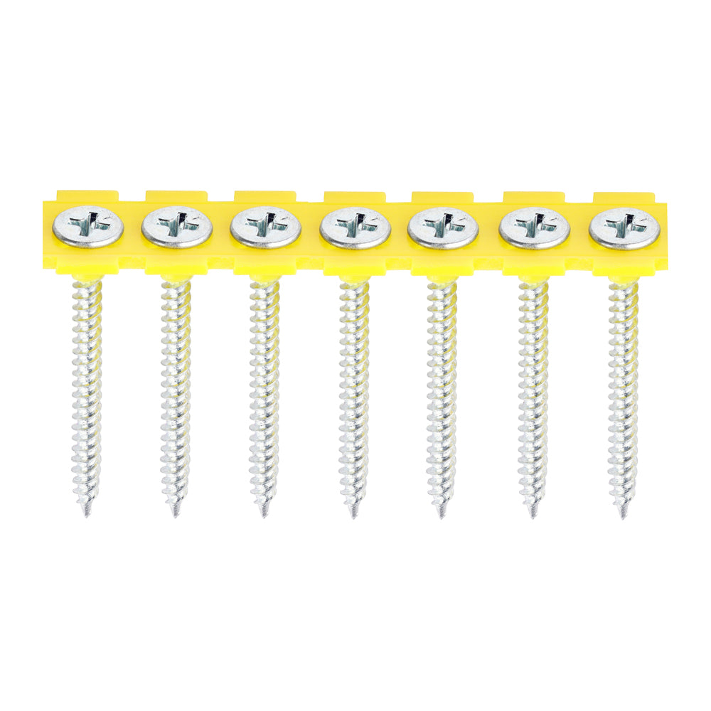 Collated Drywall Screws - PH - Bugle - Fine Thread - Zinc - 3.5 x 42 - Box of 1000