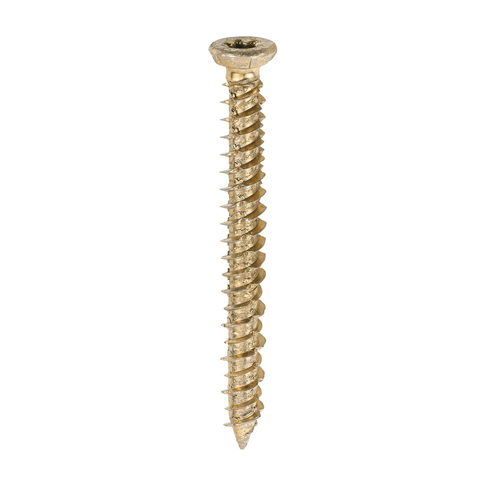 Concrete Screws - TX - Flat Countersunk - Yellow - 7.5 x 70 - Box of 100