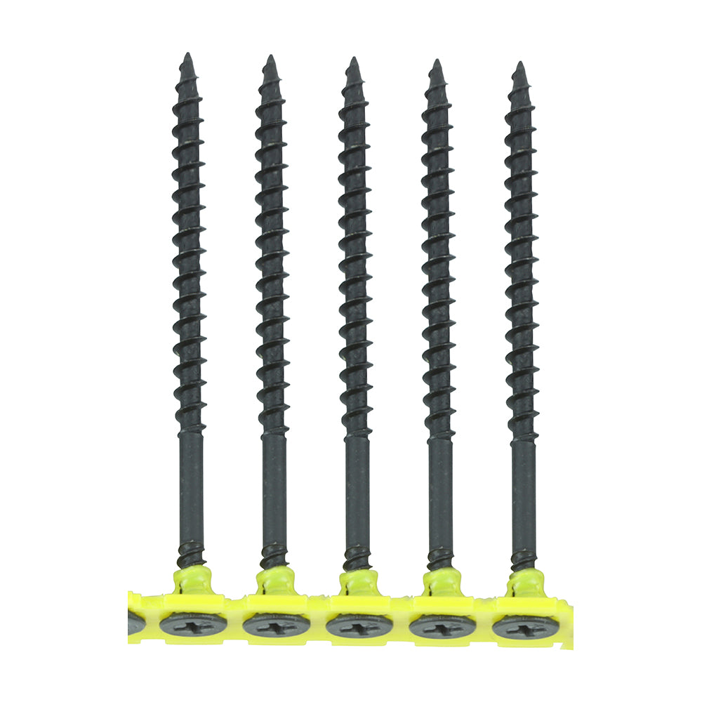Collated Drywall Screws - PH - Bugle - Coarse Thread - Black - 4.2 x 75 - Box of 500