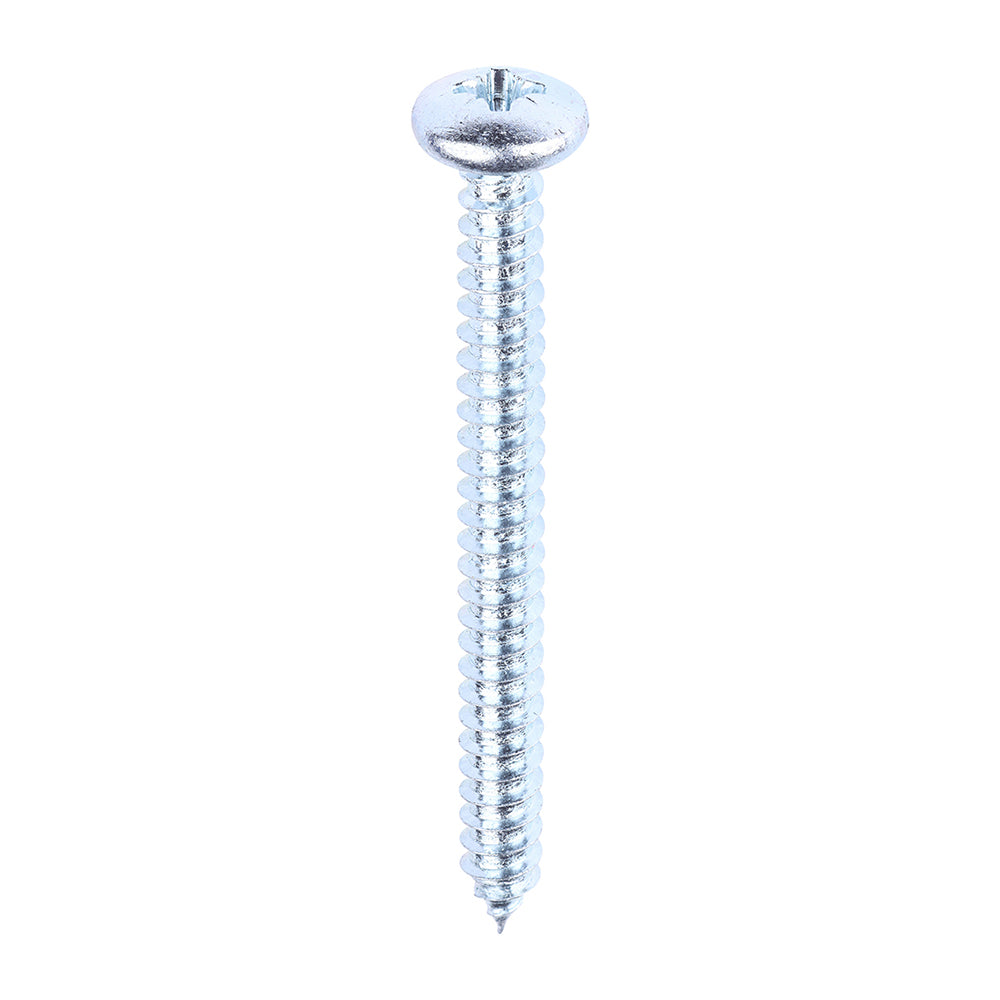Self-Tapping Screws - PZ - Pan - Zinc - 10 x 2 - Box of 200