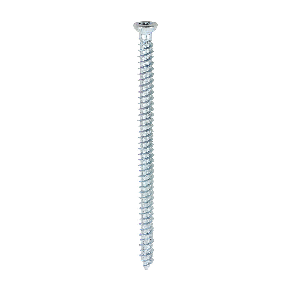 Concrete Screws - TX - Flat Countersunk - Zinc - 7.5 x 120 - Box of 100