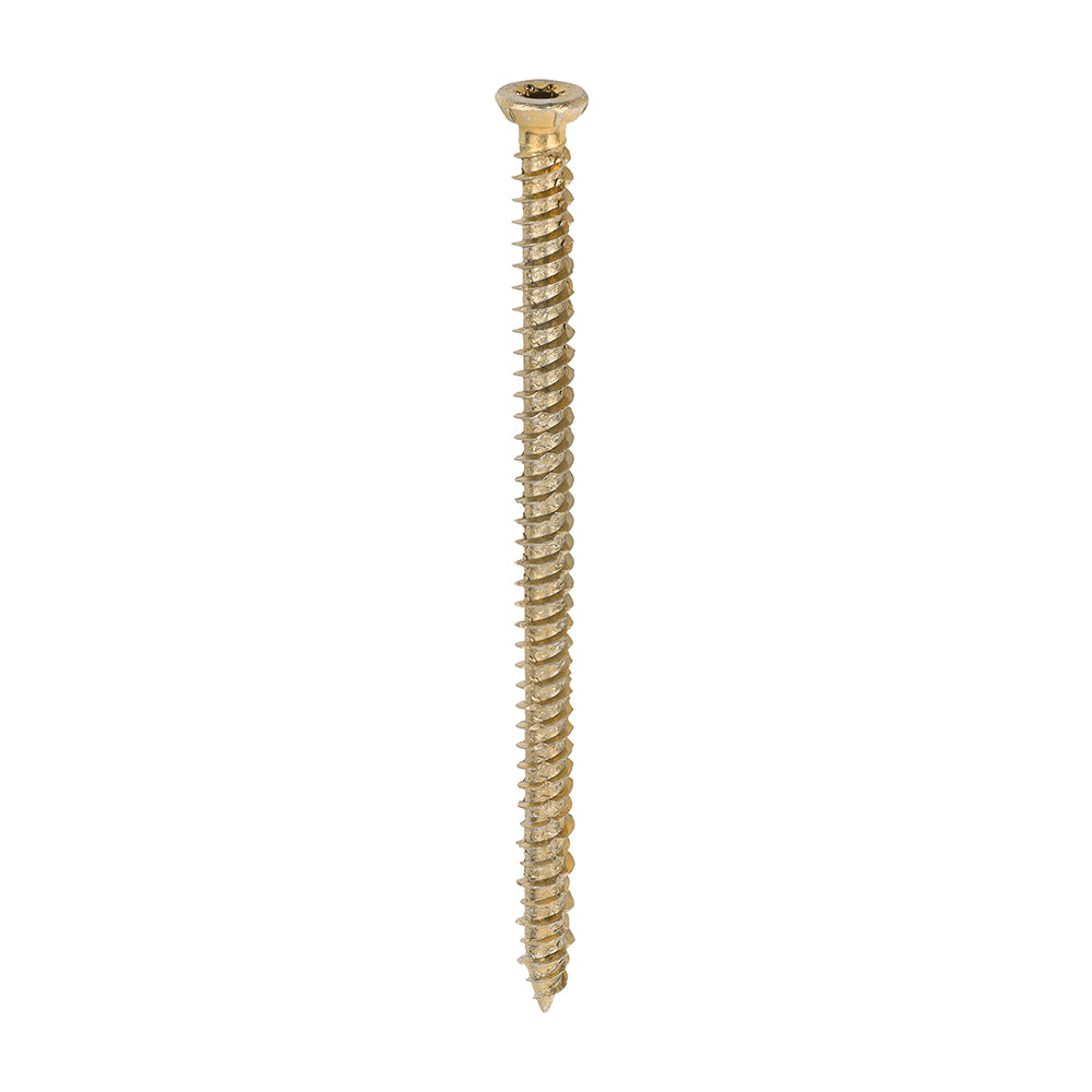 Concrete Screws - TX - Flat Countersunk - Yellow - 7.5 x 120 - Box of 100