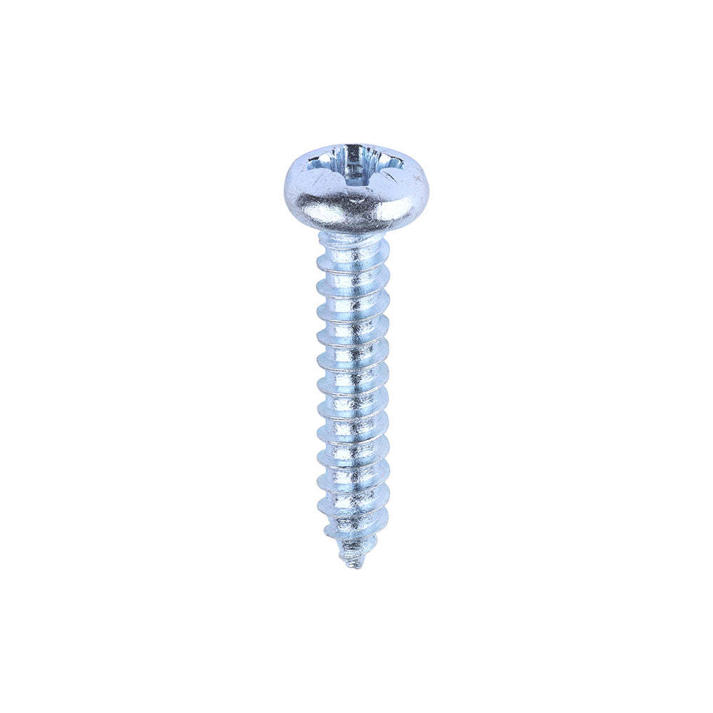 Self-Tapping Screws - PZ - Pan - Zinc - 6 x 3/4 - Box of 200
