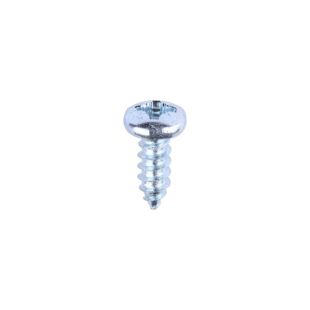 Self-Tapping Screws - PZ - Pan - Zinc - 6 x 3/8 - Box of 200