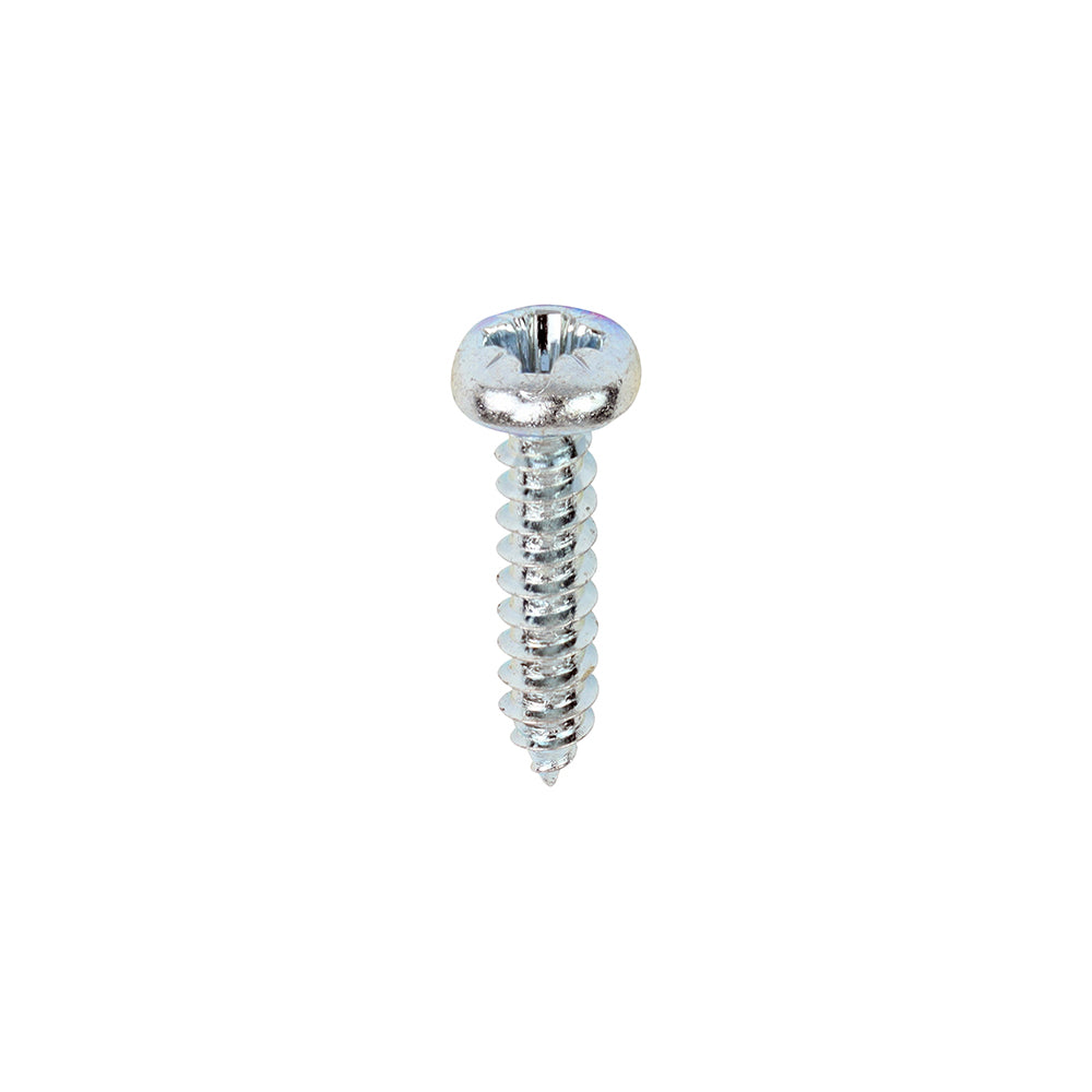 Self-Tapping Screws - PZ - Pan - Zinc - 6 x 5/8 - Box of 200