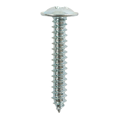 Self-Tapping Screws - PZ - Flange Head - Zinc - 8 x 1/2 - TIMpac of 16