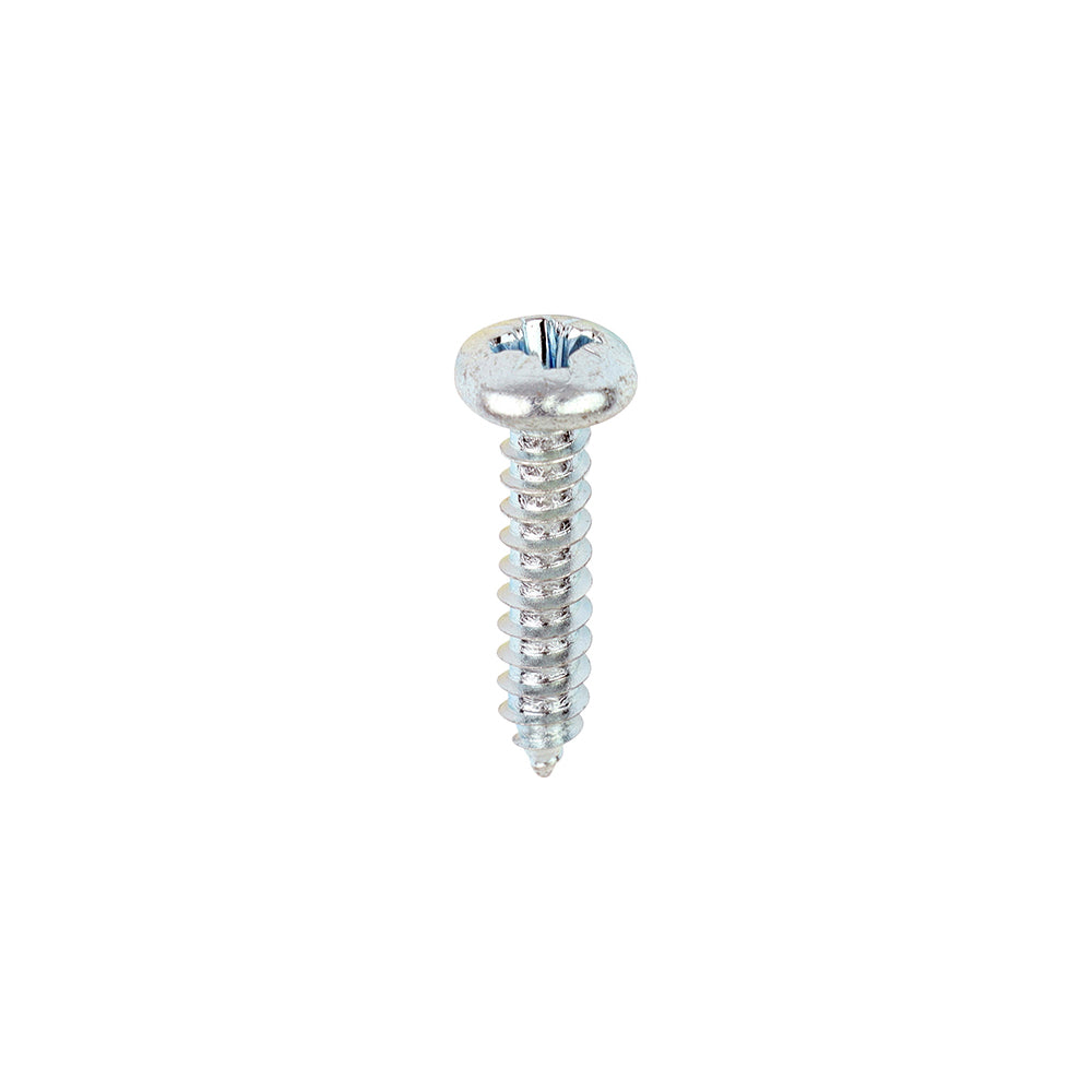 Self-Tapping Screws - PZ - Pan - Zinc - 8 x 3/4 - Box of 200