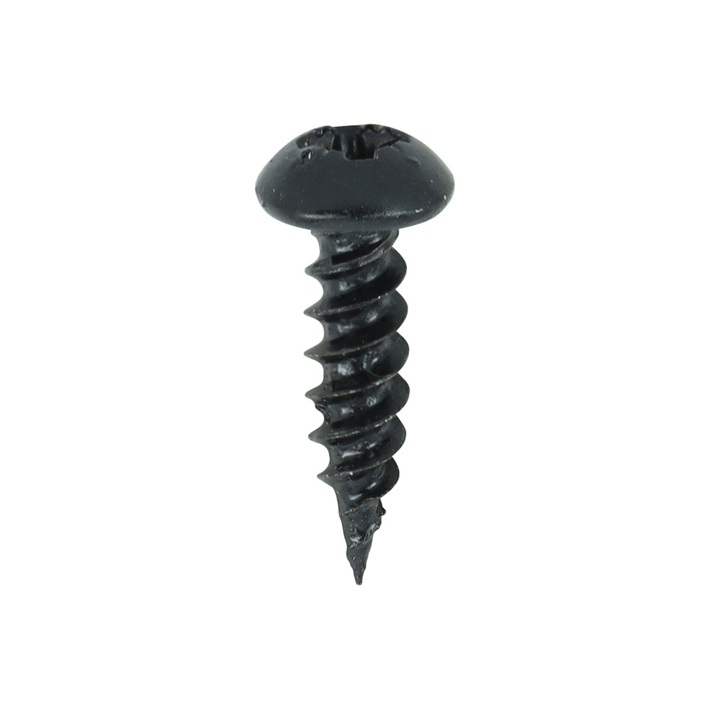Blackjax Woodscrews - PZ - Round - Black Organic - 8 x 5/8 - Box of 200
