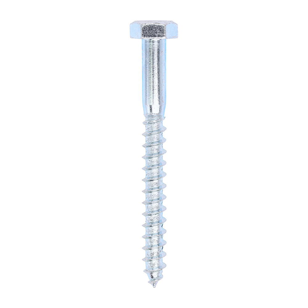 Coach Screws - Hex - Zinc - 10.0 x 100 - Box of 50