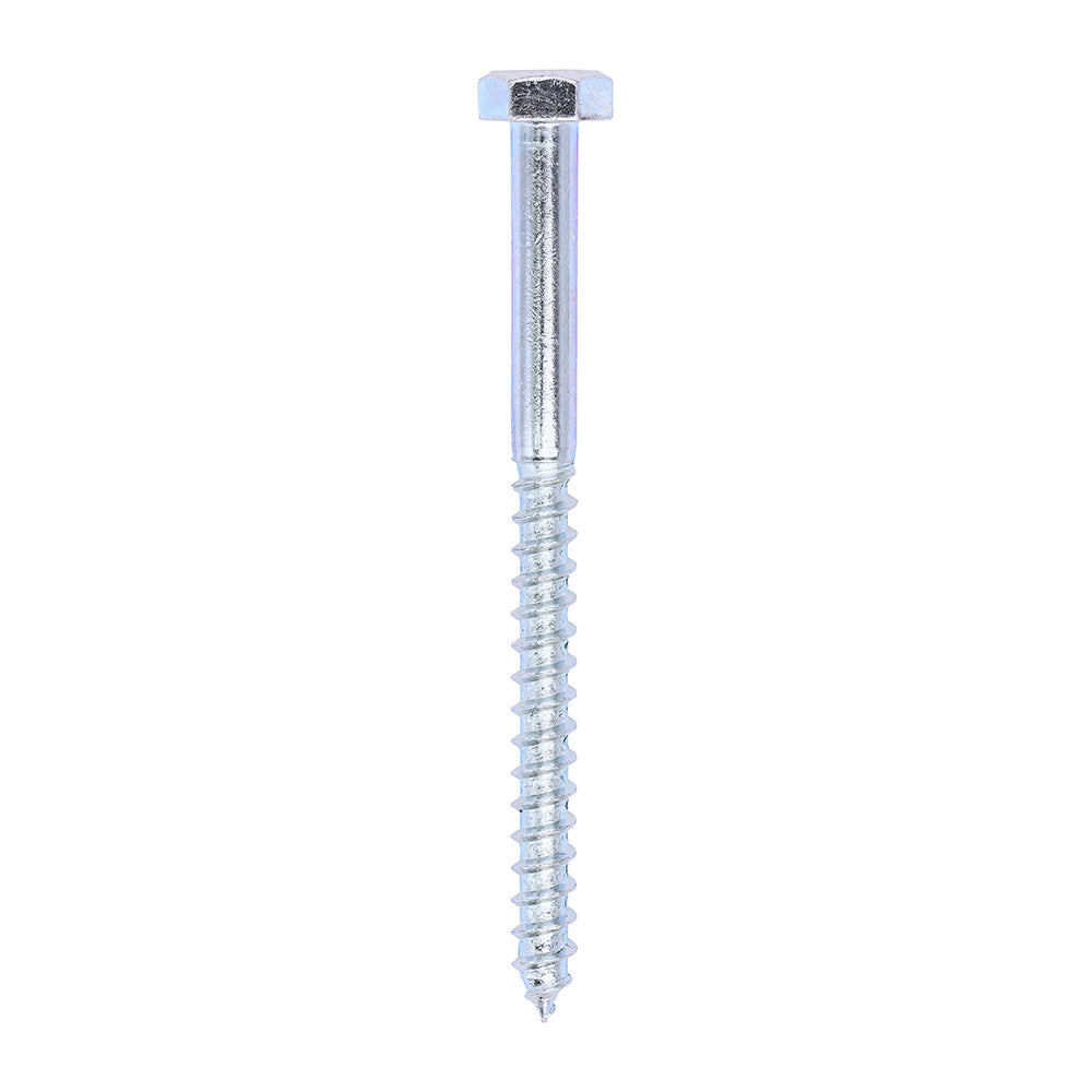 Coach Screws - Hex - Zinc - 10.0 x 130 - Box of 50