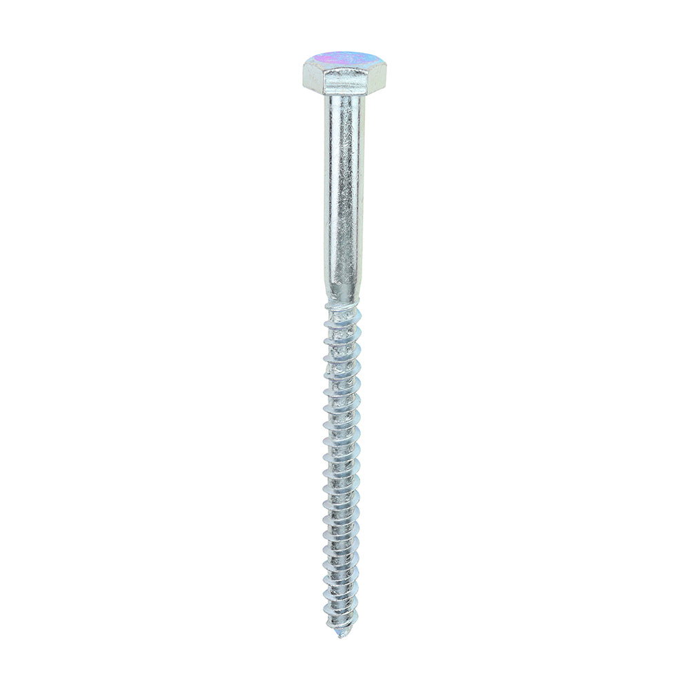 Coach Screws - Hex - Zinc - 10.0 x 150 - Box of 25