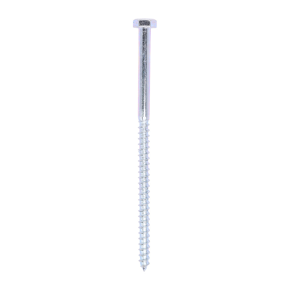 Coach Screws - Hex - Zinc - 10.0 x 200 - Box of 20