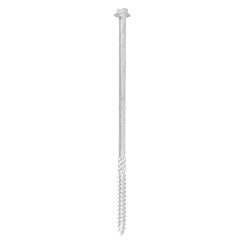 Heavy Duty Timber Screws - Hex - Exterior - Silver - 10 x 200 - TIMbag of 10