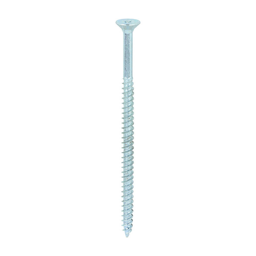 Twin-Threaded Woodscrews - PZ - Double Countersunk - Zinc - 10 x 3 1/2 - Box of 100