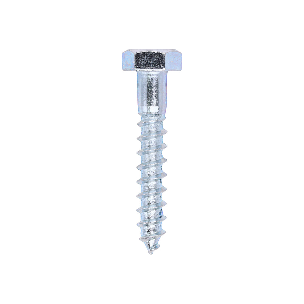 Coach Screws - Hex - Zinc - 10.0 x 60 - Box of 100