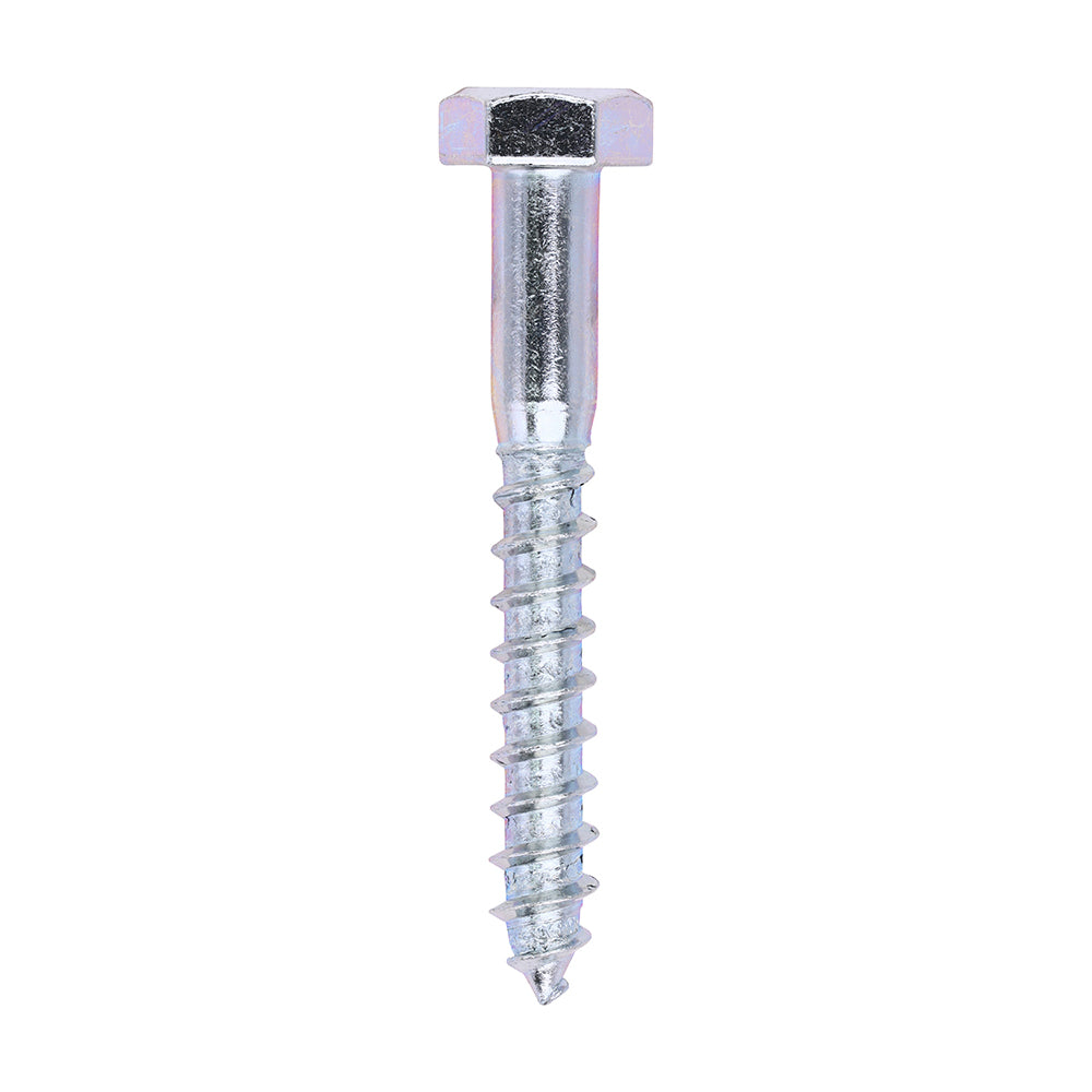 Coach Screws - Hex - Zinc - 10.0 x 75 - Box of 100
