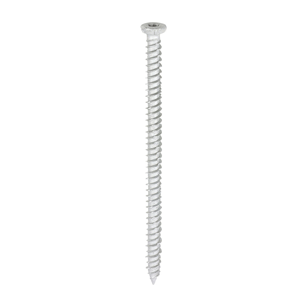 Concrete Screw - TX - Flat Countersunk - Exterior - Silver - 7.5 x 120 - Box of 100