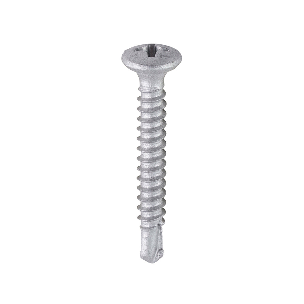 Window Fabrication Screws - Friction Stay - Pan - PH - Self-Tapping Thread - Self-Drilling Point - Martensitic Stainless Steel & Silver Organic - 3.9 x 29 - Box of 1000