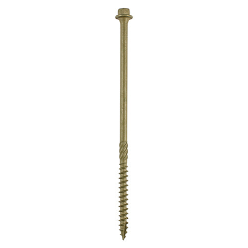 Timber Frame Construction & Landscaping Screws - Hex - Exterior - Green Organic - 6.7 x 150 - Box of 50