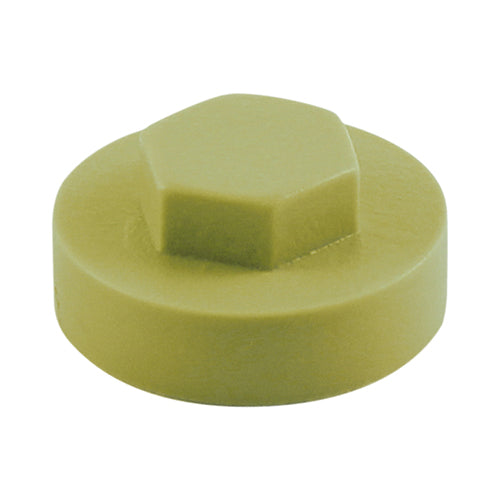 Hex Head Cover Caps - Moorland Green - 16mm - Bag of 1000
