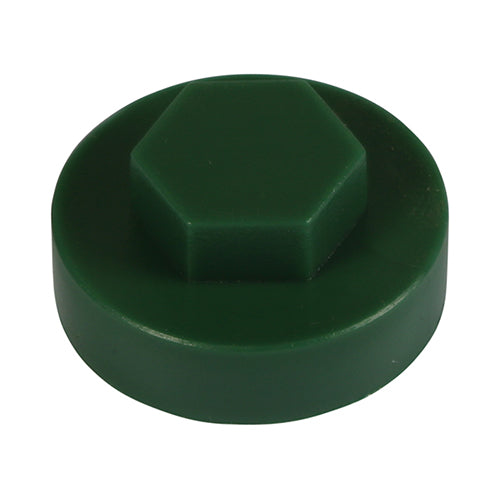 Hex Head Cover Caps - Pinewood - 16mm - Bag of 1000