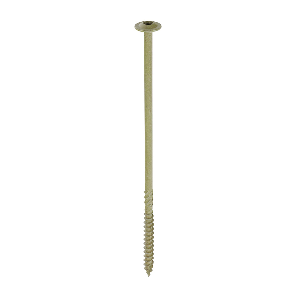 Timber Screws - TX - Wafer - Exterior - Green - 6.7 x 175 - TIMpac of 4