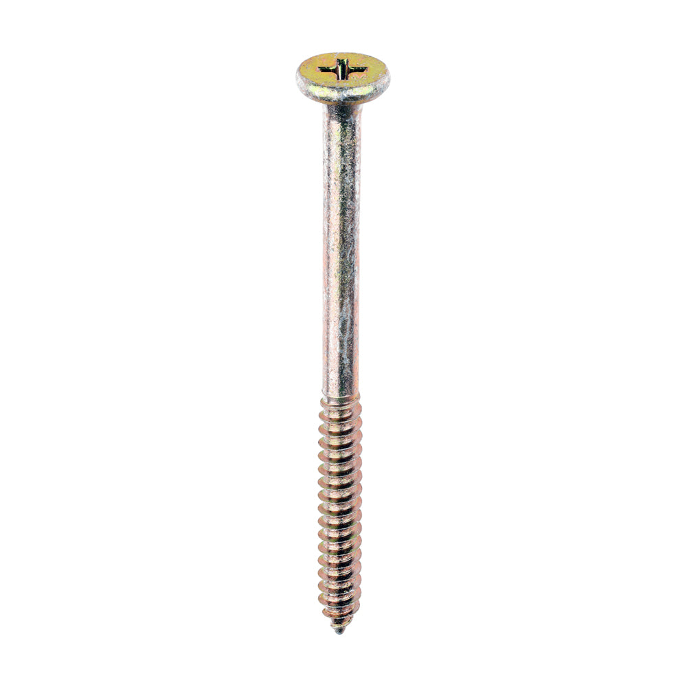 Element Screws - Shallow Pan Countersunk - PH - Self-Tapping Thread - AB Point - Yellow - 4.8 x 65 - Box of 200