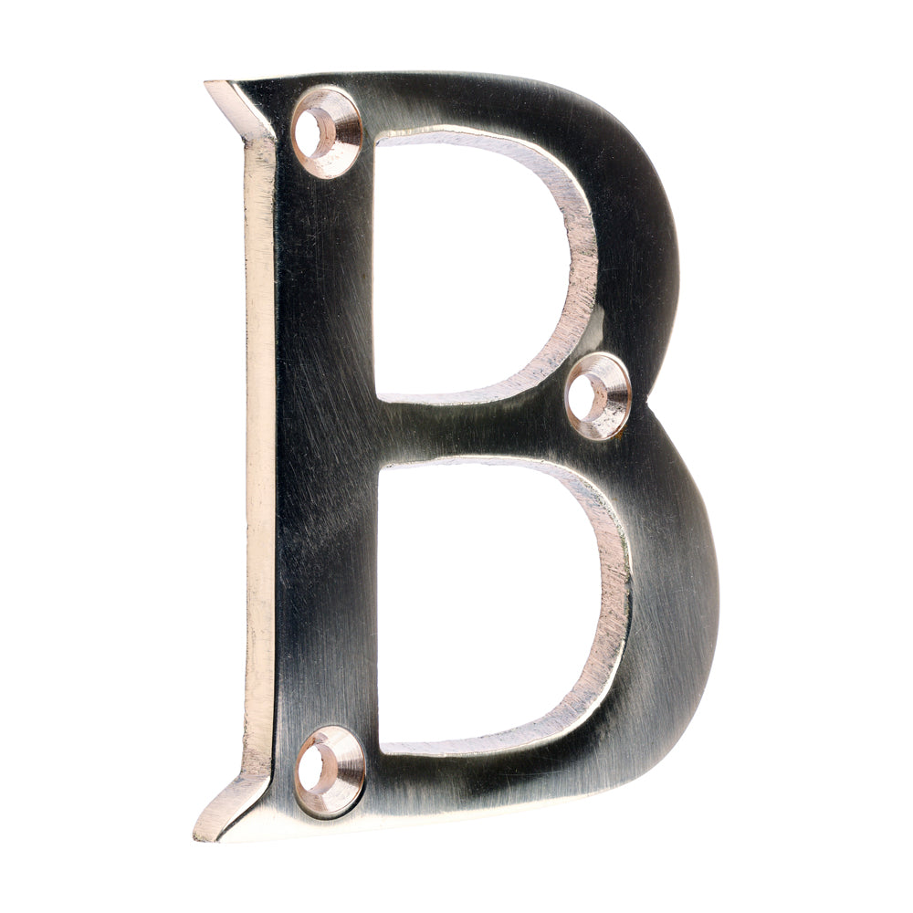 Door Letter B - Polished Brass - 64mm - TIMpac of 1