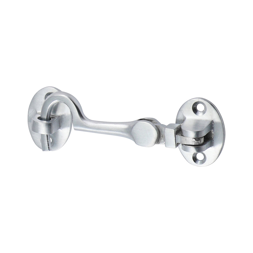 Cabin Hook - Satin Chrome - 75mm - TIMpac of 1