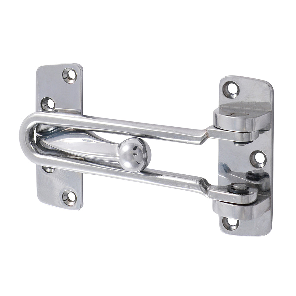 Door Restrictor - Polished Chrome - 107mm - Bag of 1
