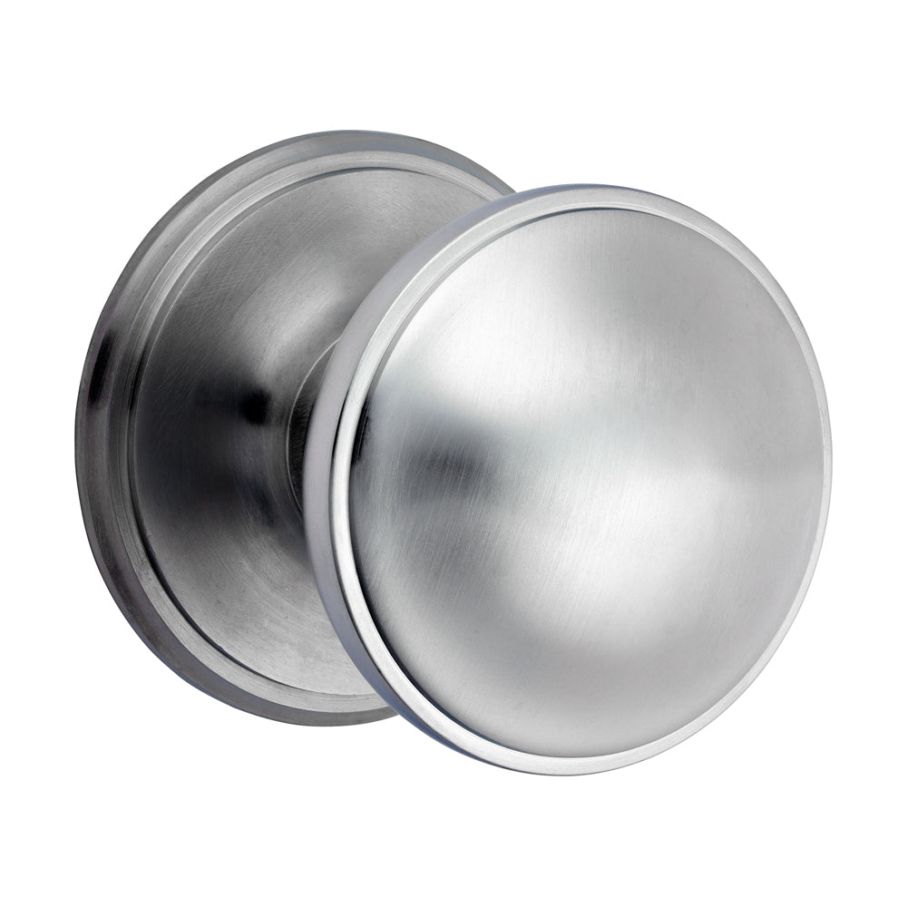 Centre Door Knob - Satin Chrome - 66mm - TIMbag of 1