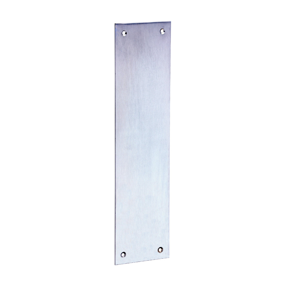 Finger Plate - Satin Chrome - 305 x 76 - TIMbag of 1