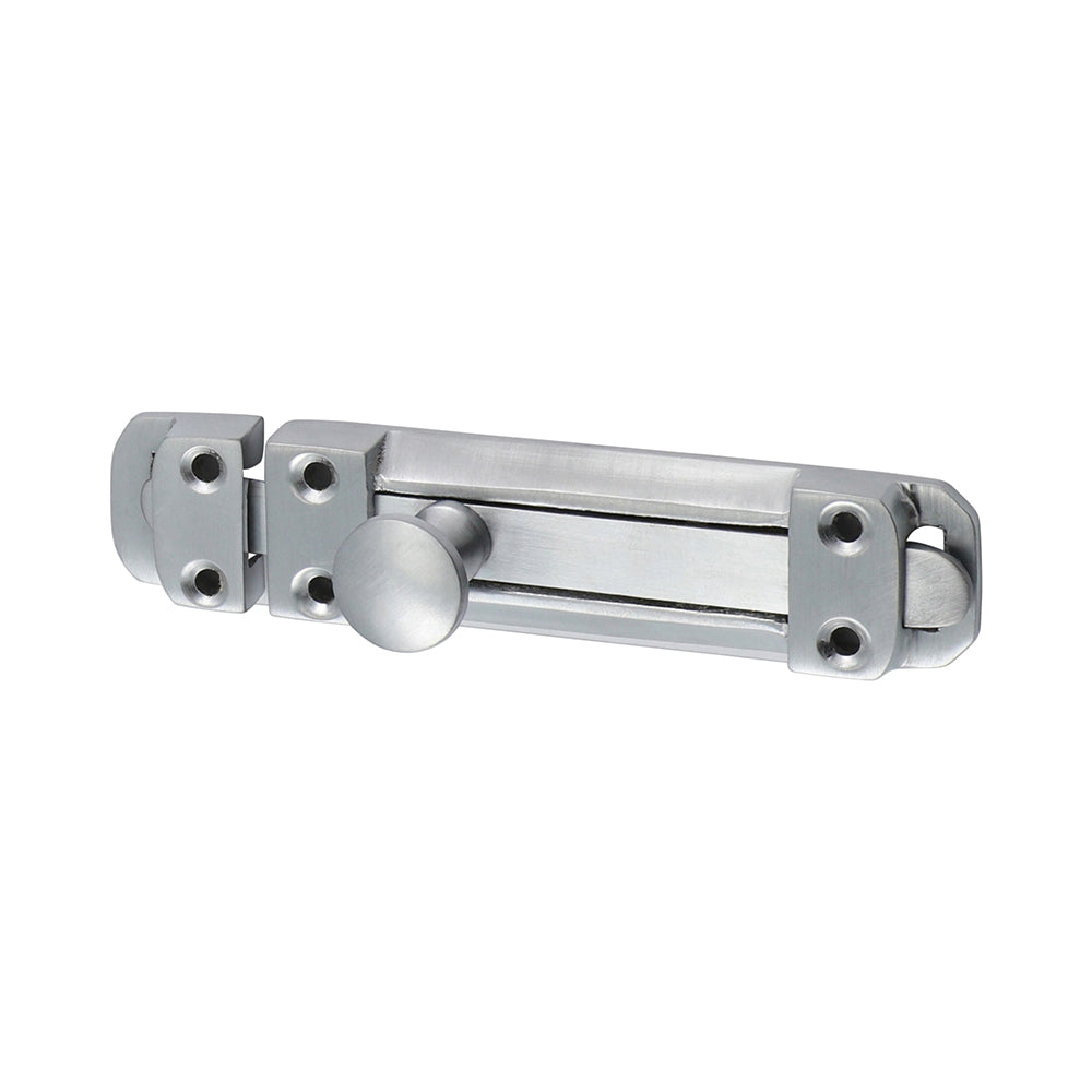 Contract Flat Section Bolt - Satin Chrome - 110 x 25mm - TIMpac of 1
