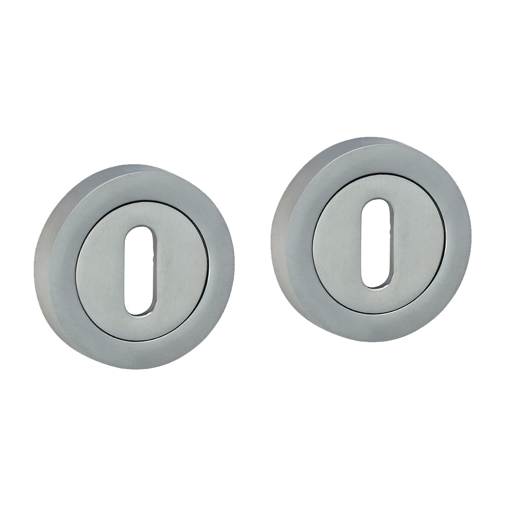 Standard Profile Escutcheon - Satin Chrome - 51mm - Blister Pack of 1