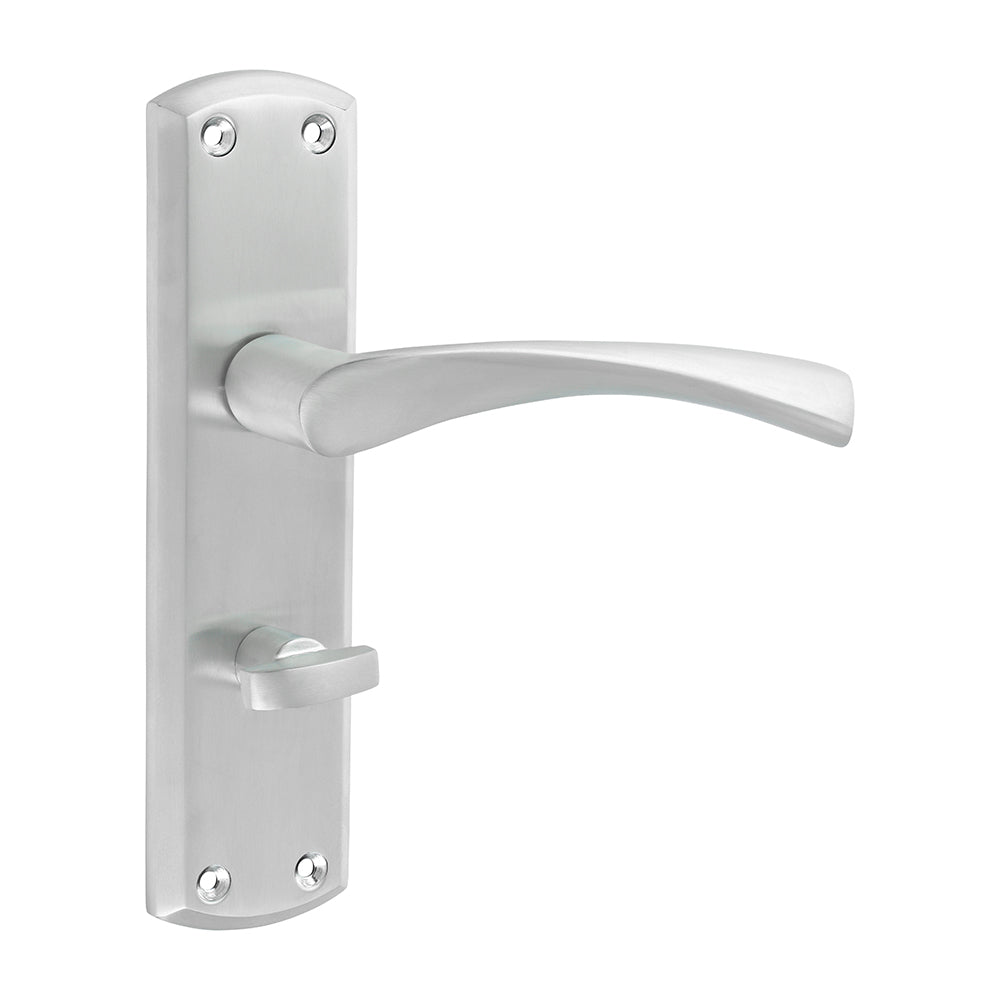 Zeta Bathroom Handles - Satin Chrome - 175 x 45 - Blister Pack of 1