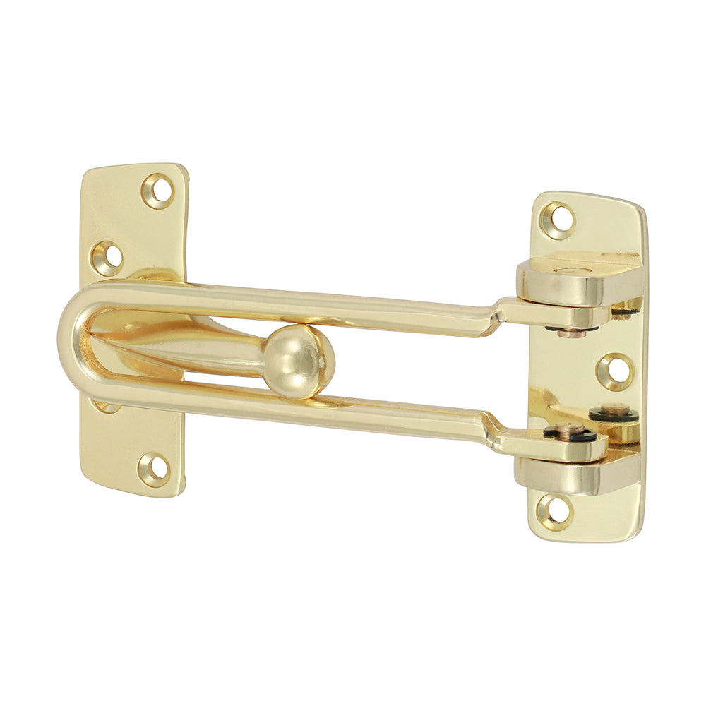 Door Restrictor - Electro Brass - 107mm - Bag of 1