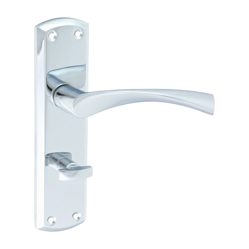 Zeta Bathroom Handles - Polished Chrome - 175 x 45 - Blister Pack of 1