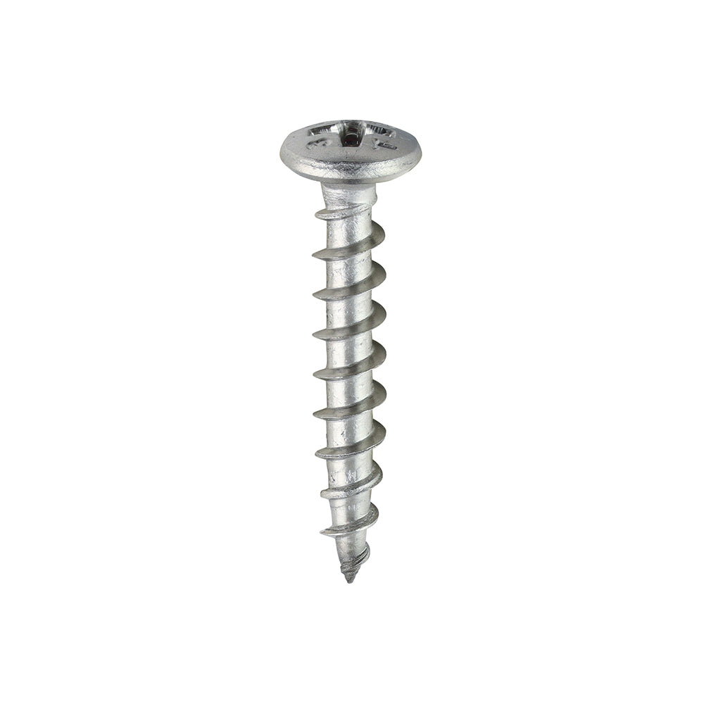 Window Fabrication Screws - Friction Stay - Shallow Pan Countersunk - PH - Single Thread - Gimlet Tip - Stainless Steel - 4.3 x 25 - Box of 1000
