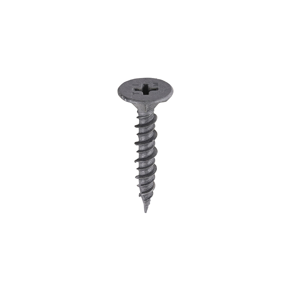 Drywall Construction Timber Stud Cement Board Screws - PH - Countersunk Wafer - Twin-Cut - Exterior - Silver Organic - 4.2 x 25 - Box of 200