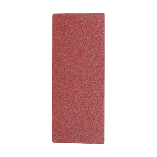 1/3 Sanding Sheets - Mixed - Red - Unpunched - 93 x 230mm (80/120/180) - Pack of 5
