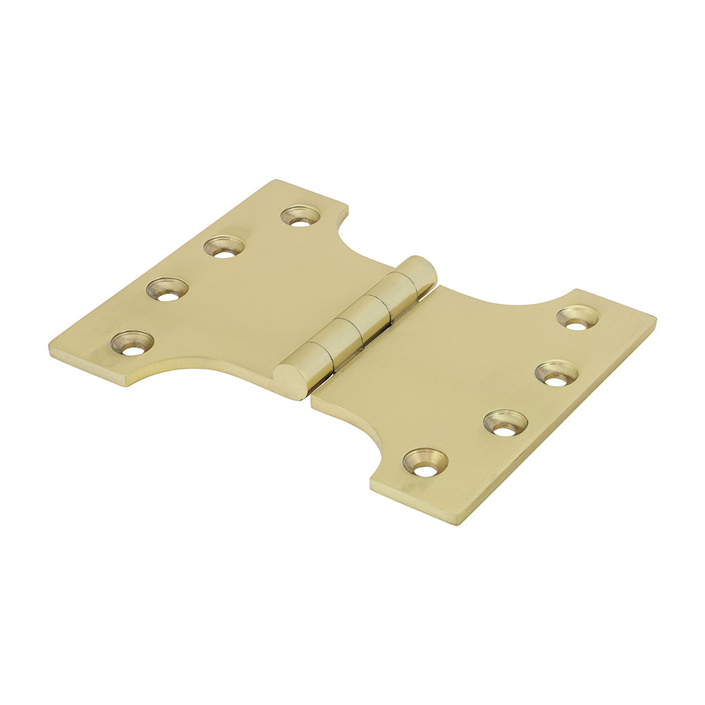 Parliament Hinge (488) - Solid Brass - Polished Brass - 102 x 125 - Box of 1