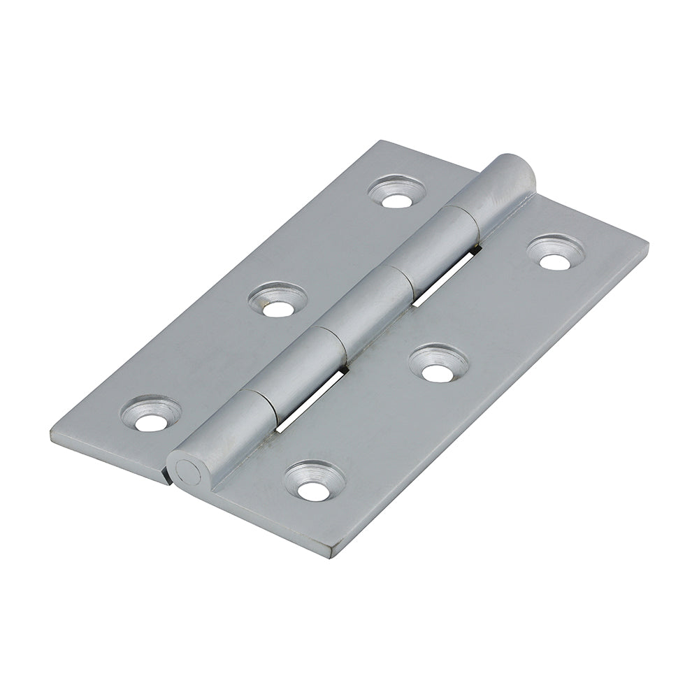 Solid Drawn Hinge - Solid Brass - Satin Chrome - 75 x 40 - Bag of 1