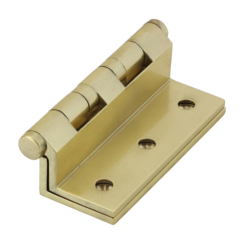 Ball Bearing Stormproof Hinge (1951) - Solid Brass - Polished Brass - 64 x 55 - Box of 1
