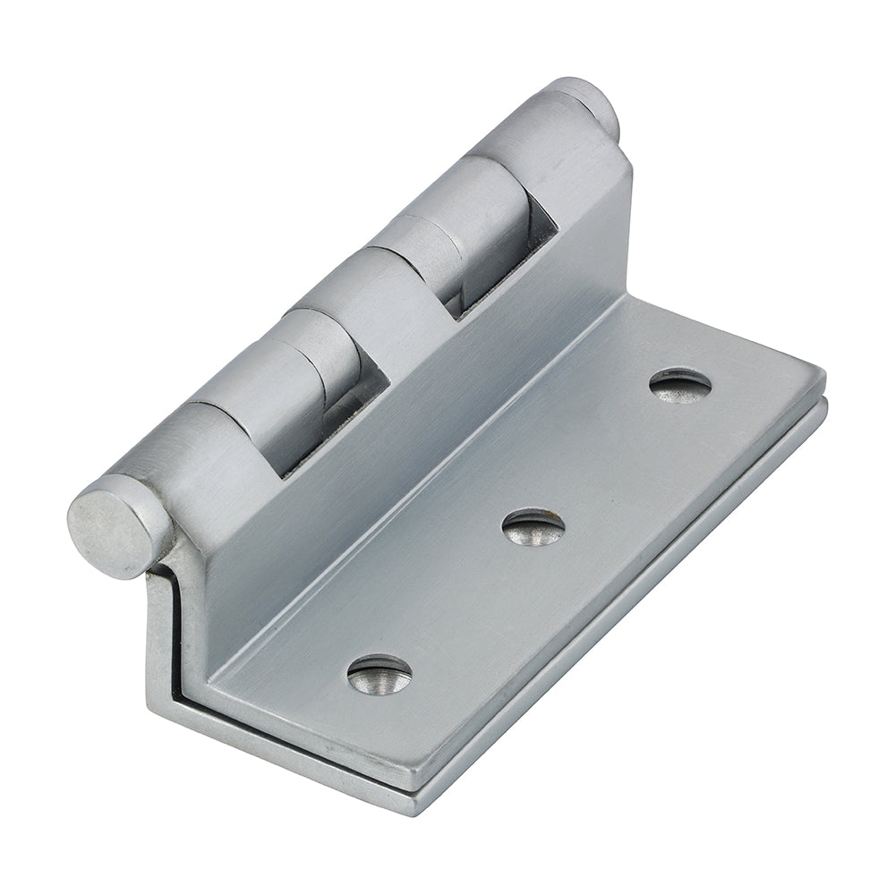 Ball Bearing Stormproof Hinge (1951) - Solid Brass - Satin Chrome - 64 x 55 - Box of 1