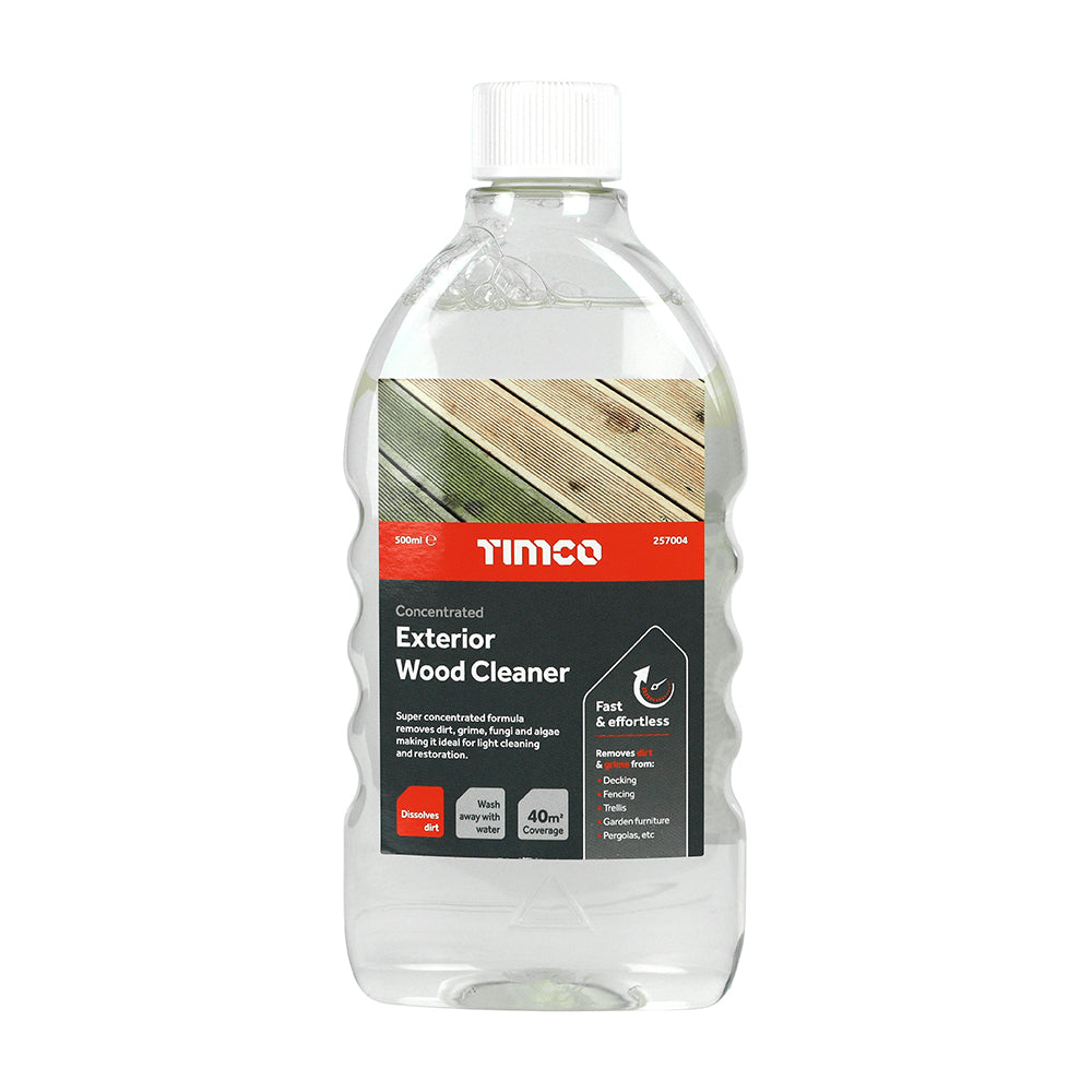 Concentrated Exterior Wood Cleaner - 500ml - Bottle of 1