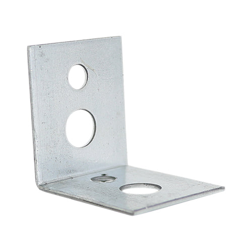 Ceiling Angle Brackets - Galvanised - 25 x 25 x 22 x 1mm - Box of 100