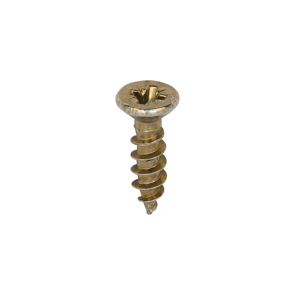 Classic Multi-Purpose Hinge Screws - PZ - Countersunk - Yellow - 3.0 x 12 - Box of 200