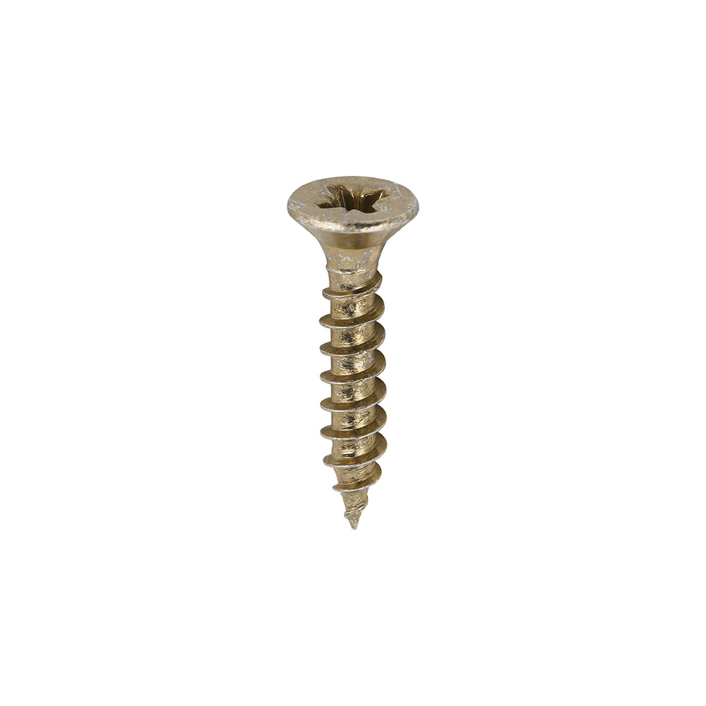 Classic Multi-Purpose Screws - PZ - Double Countersunk - Yellow - 3.0 x 16 - Box of 200