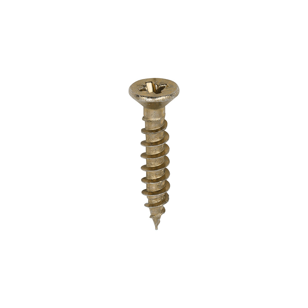 Classic Multi-Purpose Hinge Screws - PZ - Countersunk - Yellow - 3.0 x 16 - Box of 200